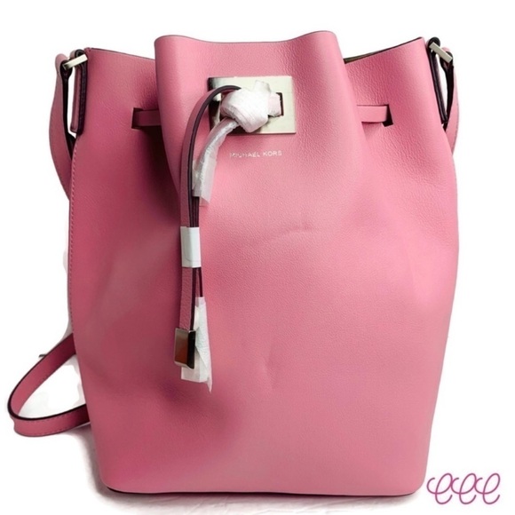 Michael Kors MK Miranda Oleander Drawstring Bag - Picture 2 of 10